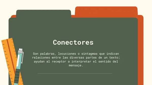 Conectores y ordenadores textuales