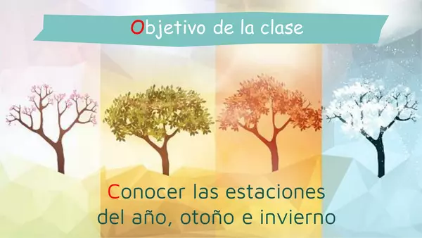 Estaciones del año: otoño e invierno 