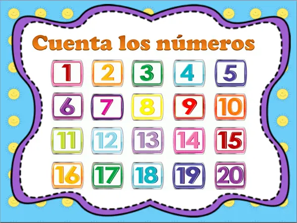 apoyo o reforzamiento numero del 1 al 20