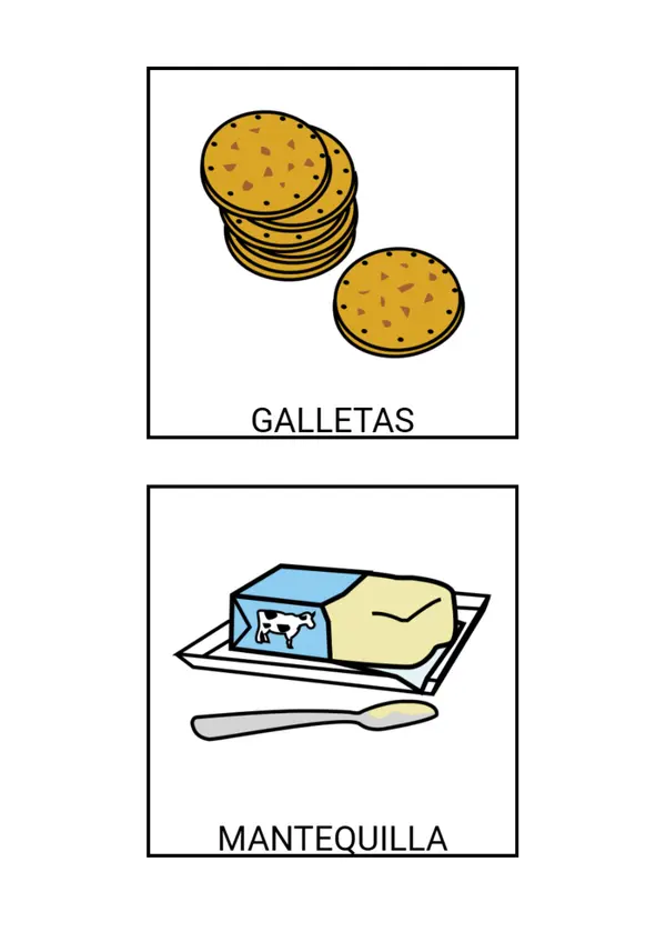 Pictogramas de Alimentación – Recursos visuales inclusivos