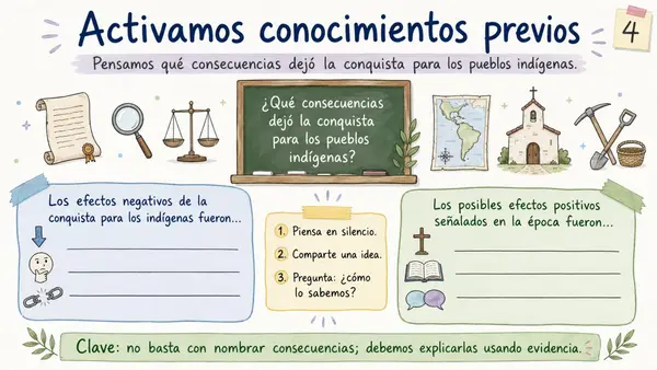 Consecuencias de la conquista para los pueblos indígenas – Clase completa para 5° básico