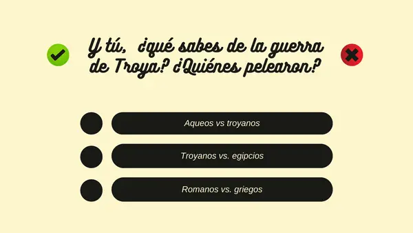 Presentacion La guerra de Troya