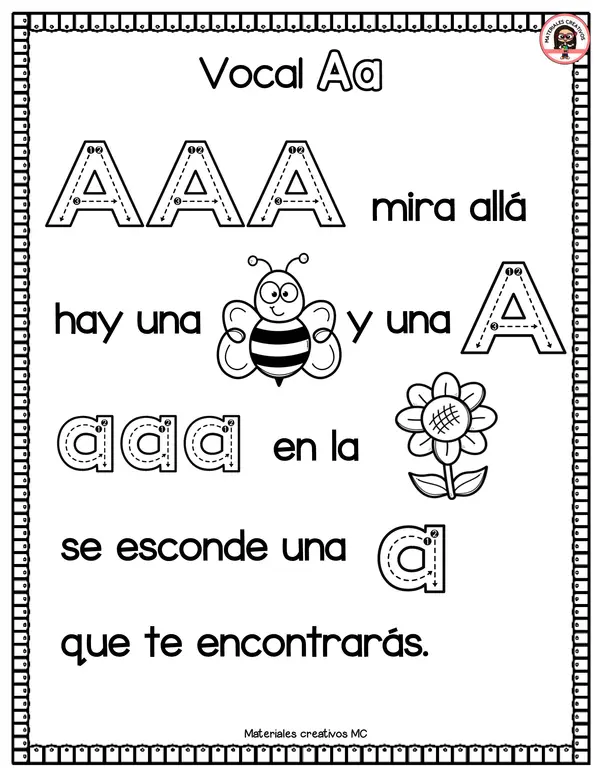 CUADERNILLO DE VOCALES