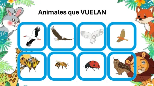 animales segun su desplazamiento