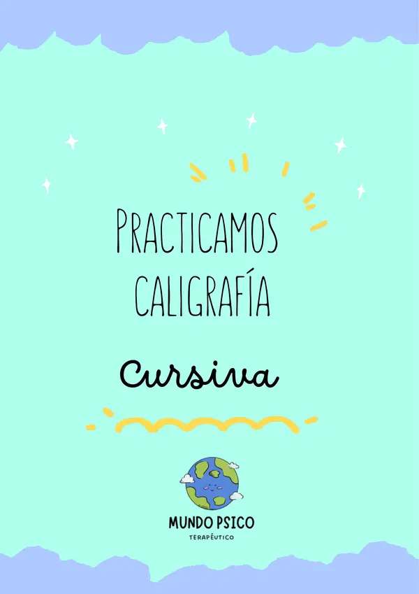 Practicamos Caligrafía - Cursiva