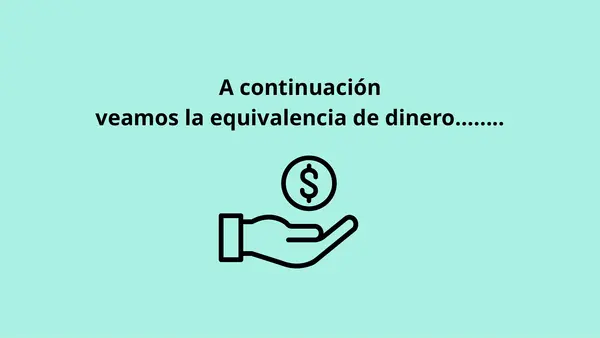 manejo del dinero