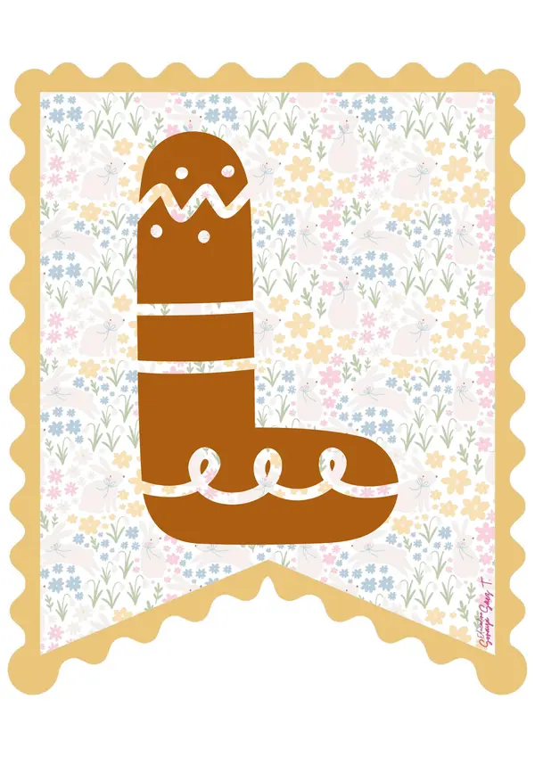 Banderín Feliz Pascua
