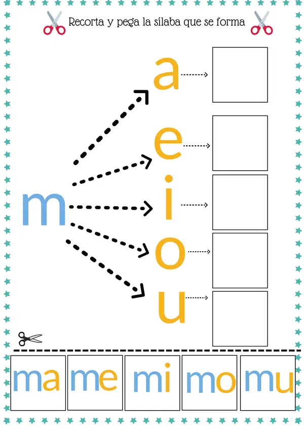 Cuadernillo consonante "M"