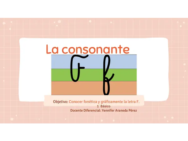 CONSONANTE F