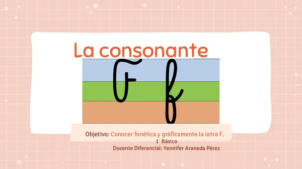 CONSONANTE F