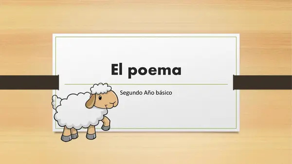 ppt poema - comprensión de textos, segundo año básico