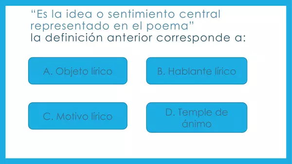 Trivia "Género lírico"