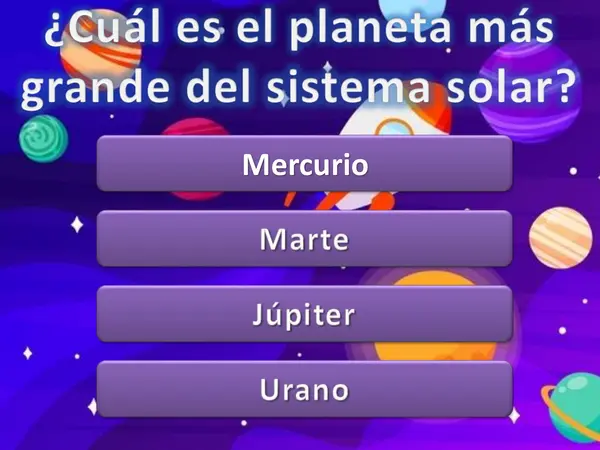Trivia Sistema Solar NADA viaje al espacio 