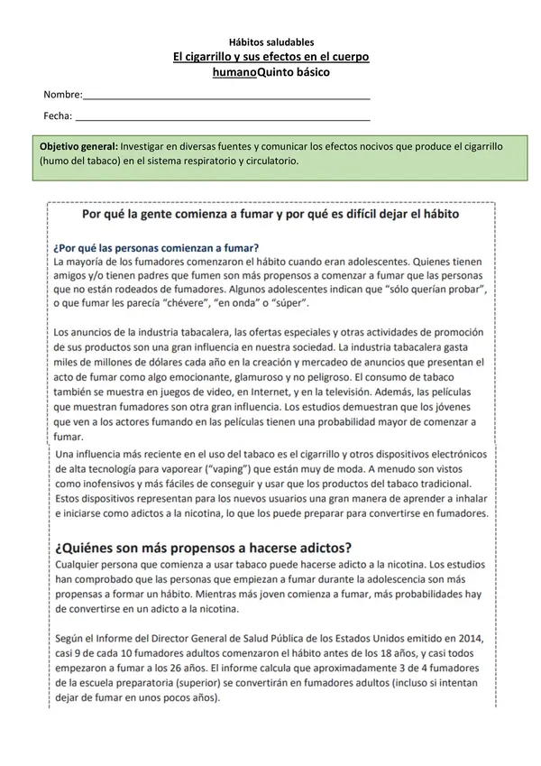 Hábitos saludables