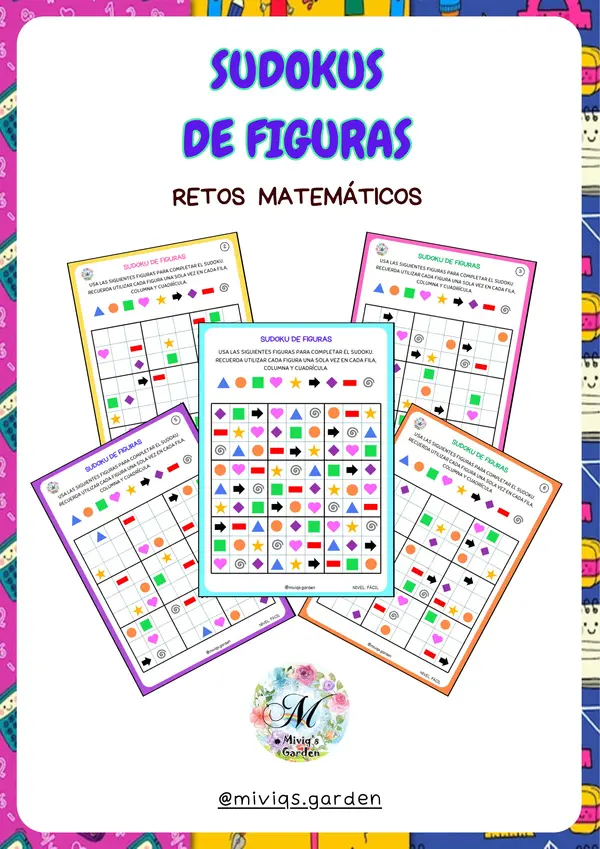   Sudokus de Figuras: Retos Matemáticos
