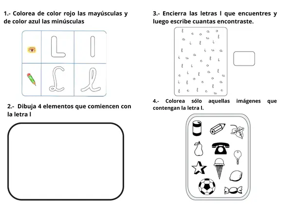 pack de guias letras m-l-p-s