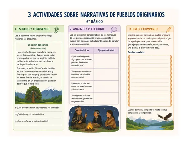 Narrativa de los pueblos originarios 