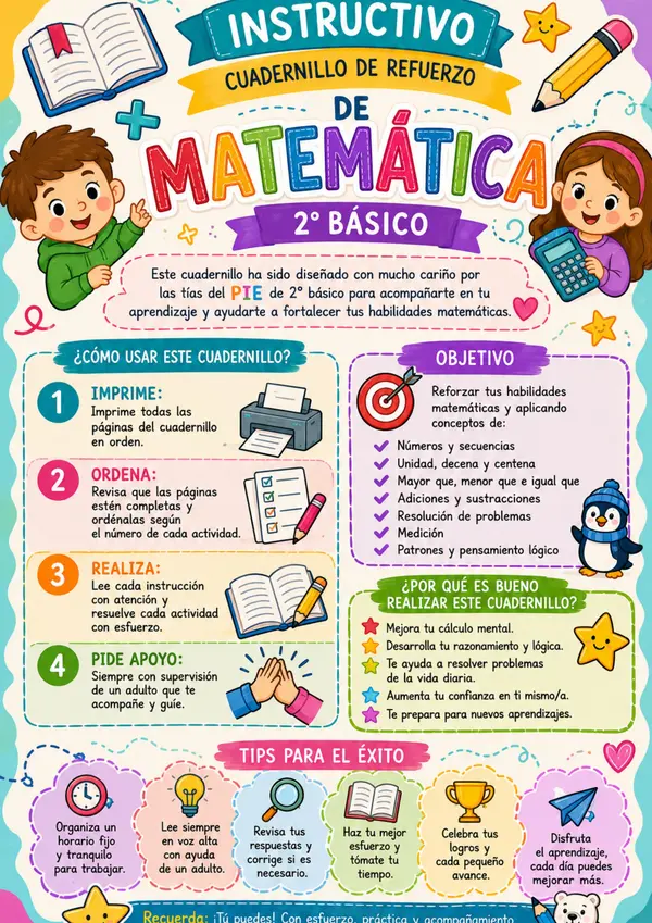 cuadernillo matemática 2° básico