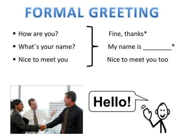 english greetings