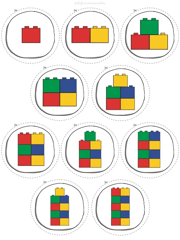 Snowman: Actividad de emparejamiento de números del 1 al 10 