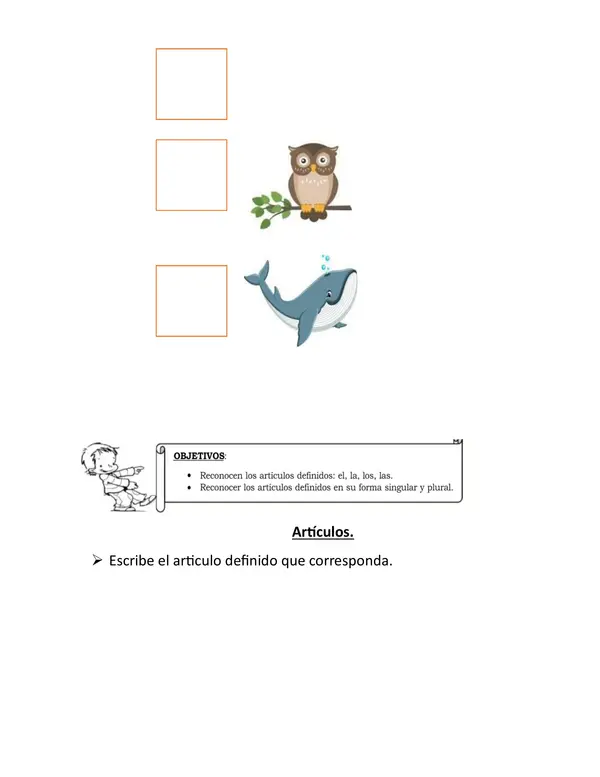 Guía de aprendizaje los artículos primero básico  
