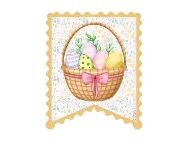 Banderín Feliz Pascua