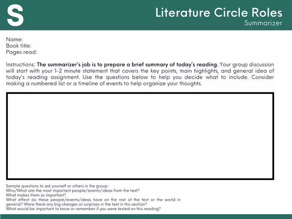 Reading Circles 
