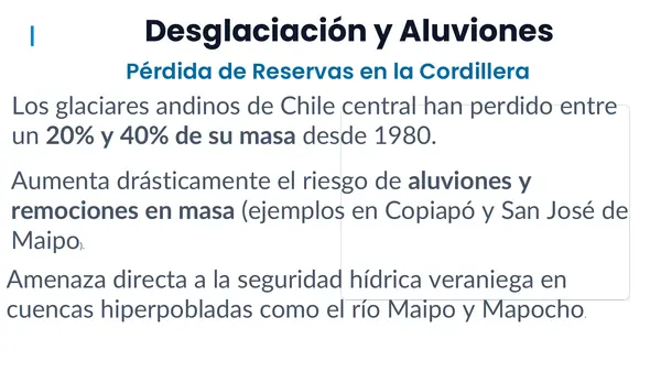 consecuencias del cambio climático