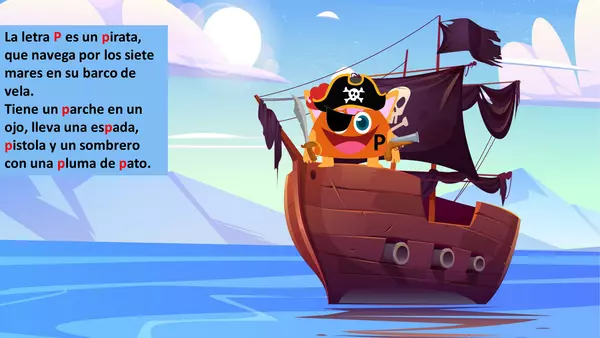 Cuento "La letra P es pirata"