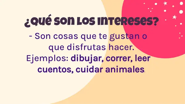 Mis características e intereses.