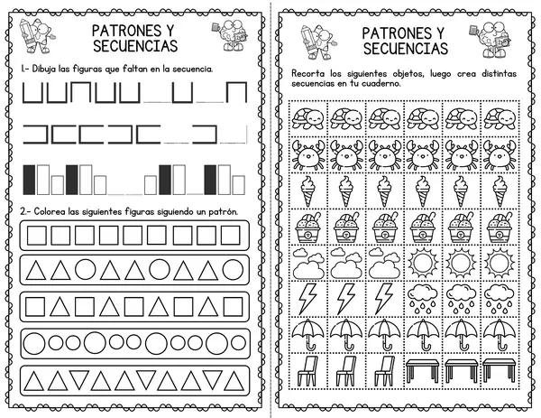 Matemática - 1° Básico - Patrones y Gráficos