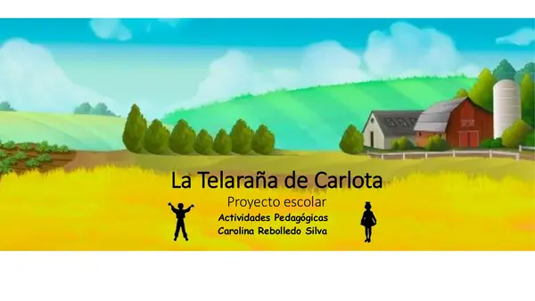 Telaraña de Carlota. Actividades previas al cuento NMM