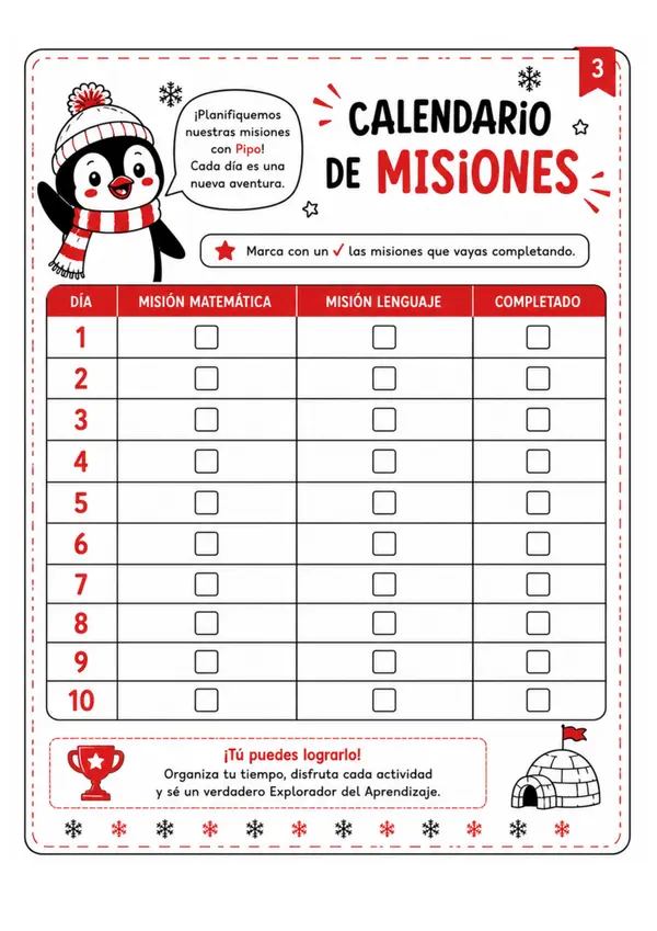 Cuadernillo de Vacaciones de Invierno. matemáticas 3° y 4° Básico
