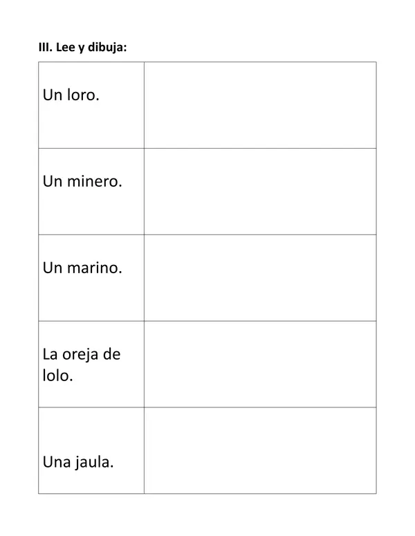 guía método Matte lección loro, apoyo