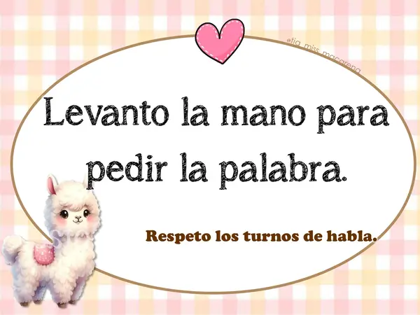 Normas de la sala Llamitas