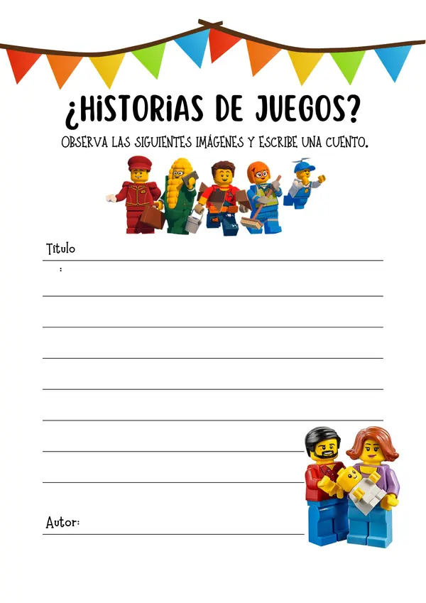 ¿Historias de juegos? Escrituras de cuentos
