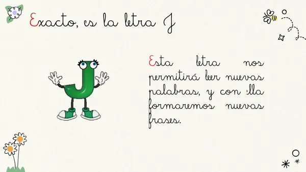 Letra J