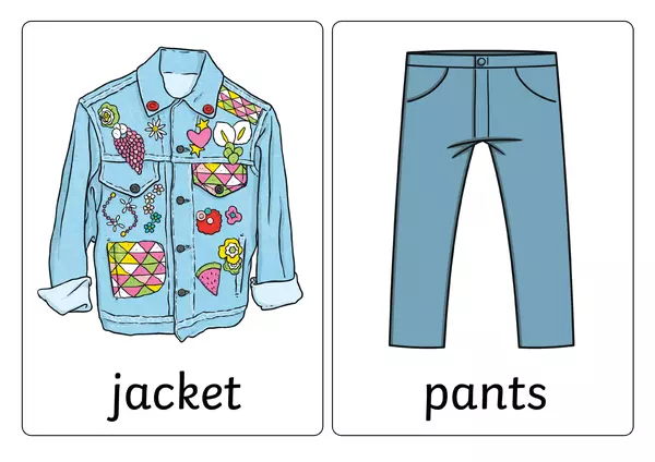 Flashcards: "Clothes".