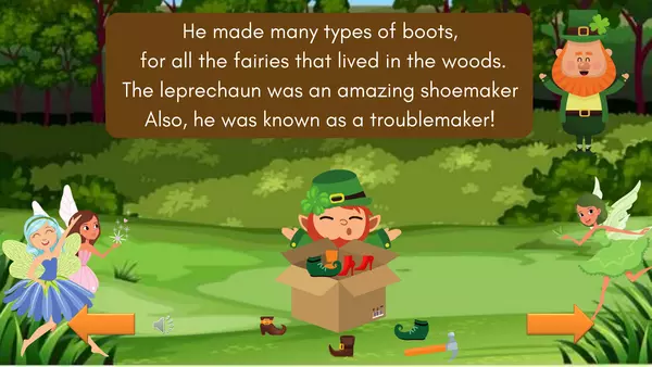 "The Leprechaun Story" Ebook (Libro interactivo Saint Patrick's Day)