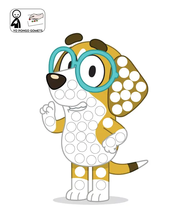 Libro de Gomets - BLUEY