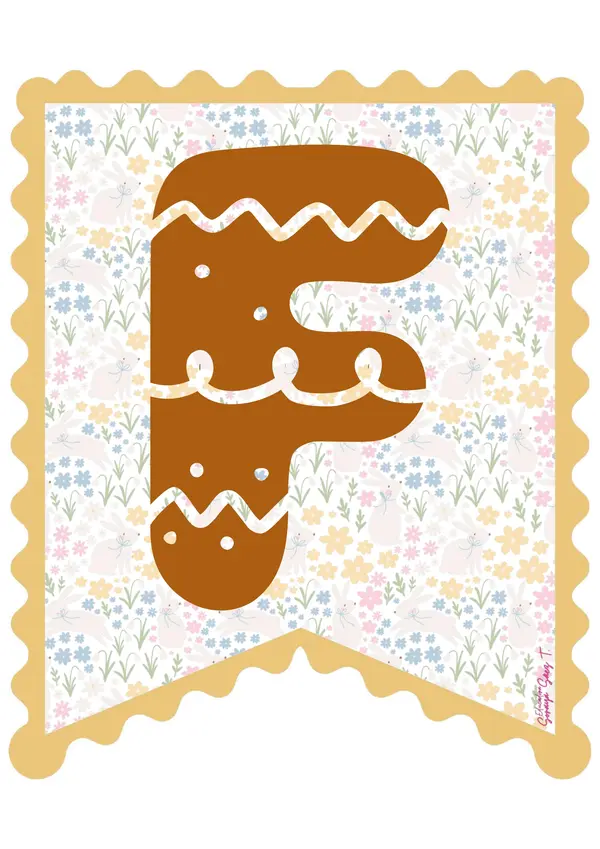 Banderín Feliz Pascua