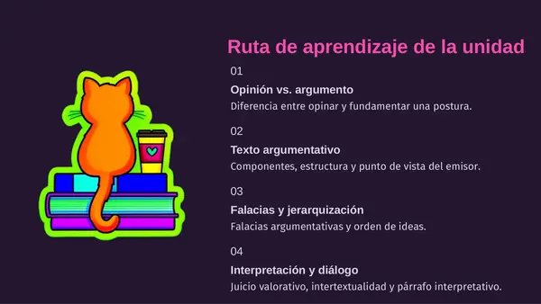 Formular y comunicar una opinión informada