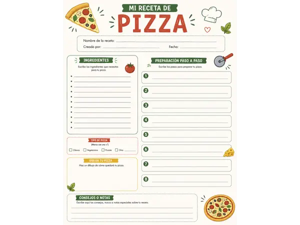 Mi Receta de Pizza 