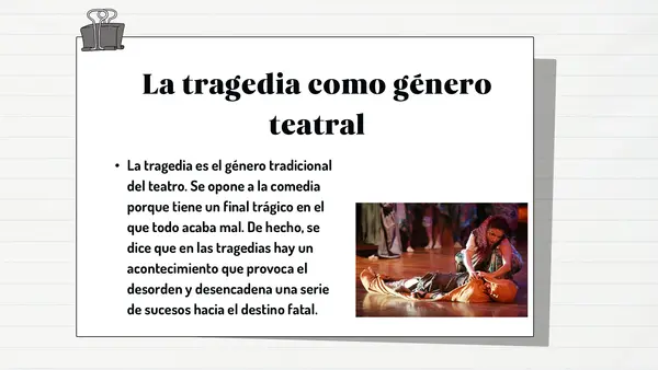 Unidad 3: Relaciones humanas en el teatro y la literatura.