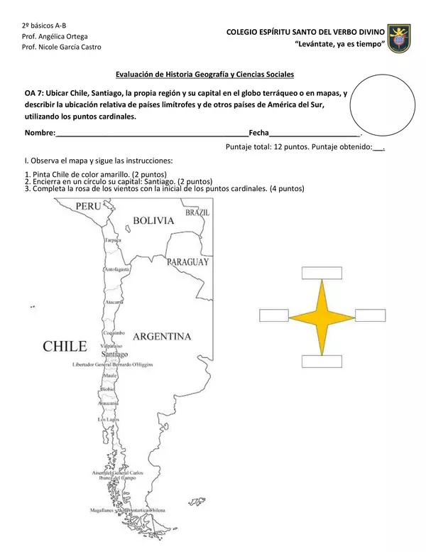 evaluación Chile en el mapa