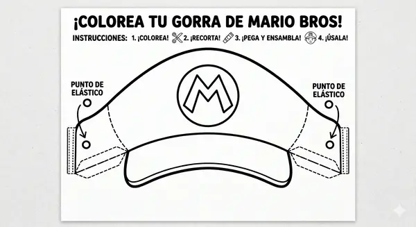 La letra M de Mario Bross 