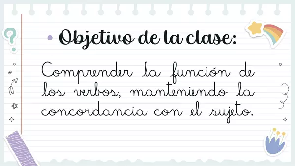 CLASE: VERBOS