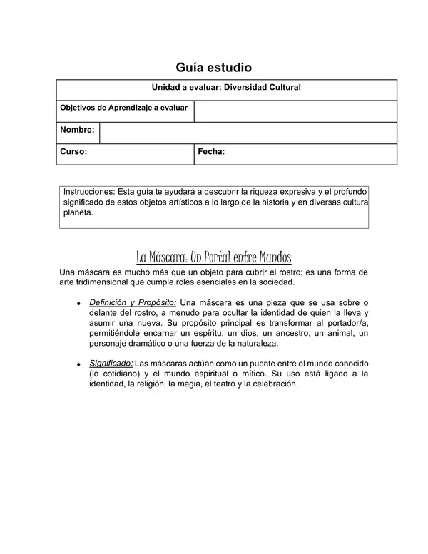 Diversidad cultural, 7mos