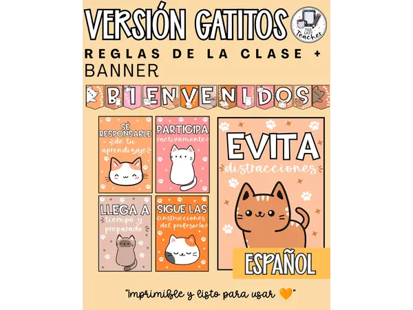 SET DECORACIÓN SALA DE CLASES - BANNER + POSTERS