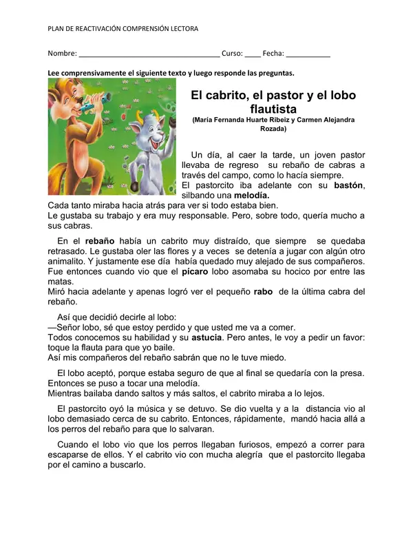 El lobo Flautista